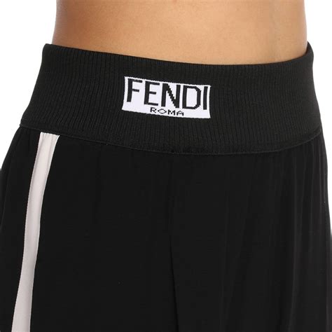 fendi sweatpants black|Fendi sweatpants for women.